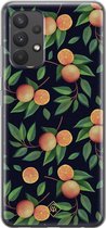 Samsung A32 4G hoesje siliconen - Fruit / Sinaasappel | Samsung Galaxy A32 4G case | multi | TPU backcover transparant