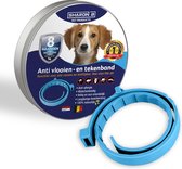 Natuurlijke vlooienband voor honden - Lichtblauw - Langdurige werking - Geur halsband - Teken en vlooien - Zonder schadelijke pesticiden