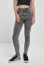 Urban Classics - High Waist Skinny jeans - 32/32 inch - Grijs