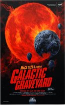 Galactic Graveyard (Galaxy of Horrors), NASA/JPL - Foto op Forex - 80 x 120 cm