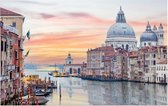 Skyline van Venetië met het Canal Grande - Foto op Forex - 60 x 40 cm