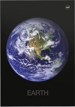 Wereldglobe Noord-Amerika, NASA Science - Foto op Forex - 50 x 70 cm (B2)