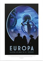 Europa Life Under Ice (Visions of the Future), NASA/JPL - Foto op Forex - 50 x 70 cm (B2)