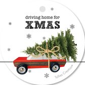 Tallies Cards - kadokaartjes  - bloemenkaartjes - Kerst Driving home for XMAS - Plant - set van 5 kaarten - kerst - kerstfeest - kerstmis - kerstgroet - feestdagen - 100% Duurzaam
