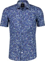 Lerros Korte mouw Overhemd - 2062017 474 VINTAGE BLUE (Maat: L)