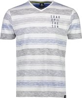 Lerros Korte mouw T-shirt - 2063116 245 SOFT GREY (Maat: XXL)