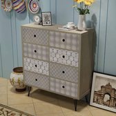 Medina Dressoir met 8 lades grijs