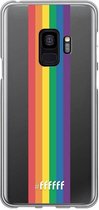 6F hoesje - geschikt voor Samsung Galaxy S9 -  Transparant TPU Case - #LGBT - Vertical #ffffff
