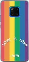 6F hoesje - geschikt voor Huawei Mate 20 Pro -  Transparant TPU Case - #LGBT - Love Is Love #ffffff