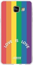 Samsung Galaxy A5 (2016) Hoesje Transparant TPU Case - #LGBT - Love Is Love #ffffff