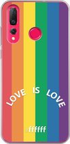 6F hoesje - geschikt voor Huawei P30 Lite -  Transparant TPU Case - #LGBT - Love Is Love #ffffff