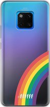 6F hoesje - geschikt voor Huawei Mate 20 Pro -  Transparant TPU Case - #LGBT - Rainbow #ffffff