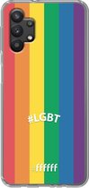 6F hoesje - geschikt voor Samsung Galaxy A32 5G -  Transparant TPU Case - #LGBT - #LGBT #ffffff