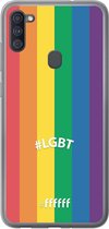 6F hoesje - geschikt voor Samsung Galaxy A11 -  Transparant TPU Case - #LGBT - #LGBT #ffffff