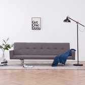 Medina Slaapbank met armleuning polyester taupe