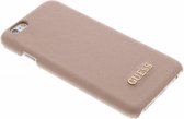 Guess Saffiano Backcover hoesje voor iPhone 6/6S - Rose goud