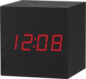Piu Forty Wooden Cube Led alarm clock w\date and temp – cable power supply – Col. White