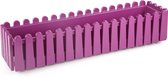 Bloembak fushia Istanbul 14L vensterbank & balkon 80x20 met waterdrainage