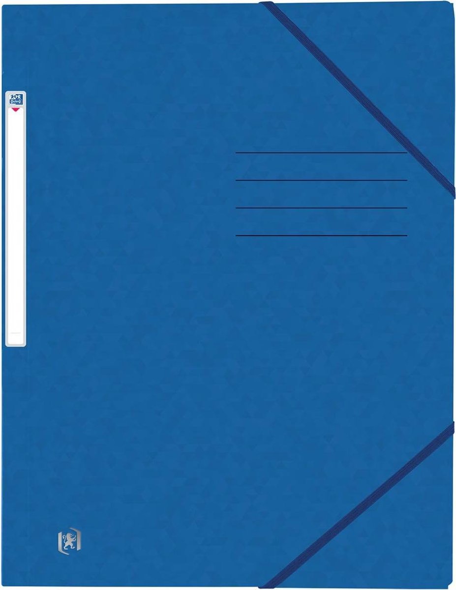 Oxford Elastomap top file+ a4 blauw