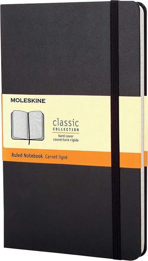 Moleskine Classic Notitieboek - Pocket - Hardcover - Gelinieerd - Zwart - Moleskine