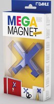 Dahle Magneet Mega Magnet Cross XL , blau, 90 x 90 mm, incl. 2 Haken (b x h) 90 mm x 90 mm Blauw 1 stuk(s) 76-95550-14820