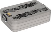 Mepal Broodtrommel – Grijs - Medium - Bandenspoor - 4x4 Offroad