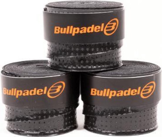 Bullpadel Zwarte Overgrips 3 stuks bol