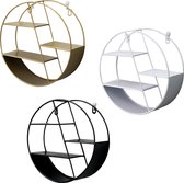 Storebyfour.com® Stijlvolle Luxe Gouden Wandrek - Wandrekken - Industrieel - Metaal - Decoratie - Woonkamer - Badkamer - Slaapkamer