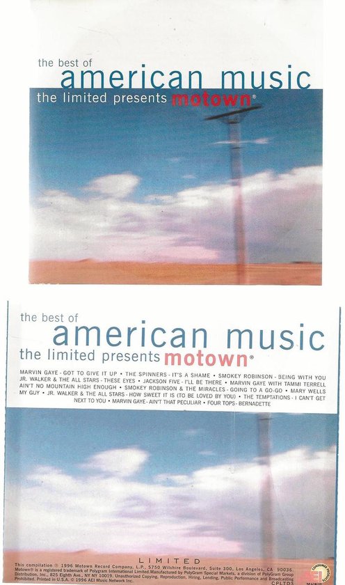 De beste van Amerikaanse muziek, gepresenteerd door The Limited Presents Motown.