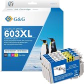 G&G Epson T603XL - Cartouche d'encre BK/ C / M / Y multipack - Marque propre