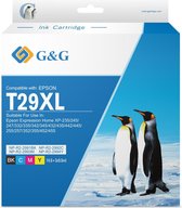G&G Epson 29 XL - Huismerk Inktcartridge - Geel / Magenta / Cyaan / Zwart