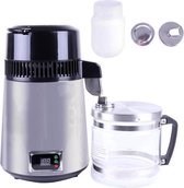 QuickStill™ Deluxe Zuiver schoon water distiller machine - Water en Alcohol destilleren - Waterdestilleerder - Water distiller - BPA vrij / RVS - 3 koolstoffilters - glazen kan - 2