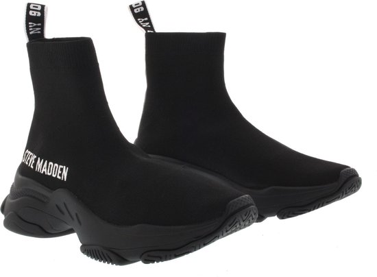 Steve Madden Master Hoge sneakers - Dames - Zwart - Maat 41 | bol.com