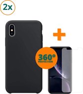 Fooniq Telefoonhoesje - Back Cover - Geschikt Voor Apple IPhone XR - Zwart