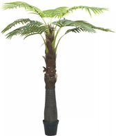 Medina Kunstboom met pot palm 253 cm groen