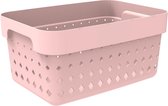 Plast Team - Container mand  van 5L -  Roze - Aantrekkelijk uiterlijk