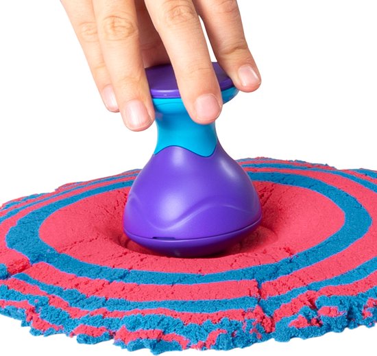 Kinetic Sand - Sandisfying-set met speelzand en gereedschap - 907 g - Sensorisch speelgoed - Kinetic Sand