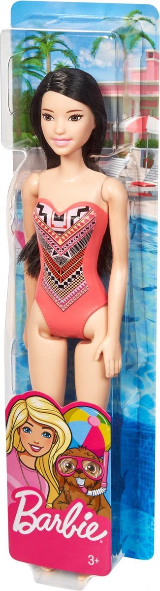 BARBIE Plage Azteque - GHW38 - Poupee Mannequin - 3 ans et +