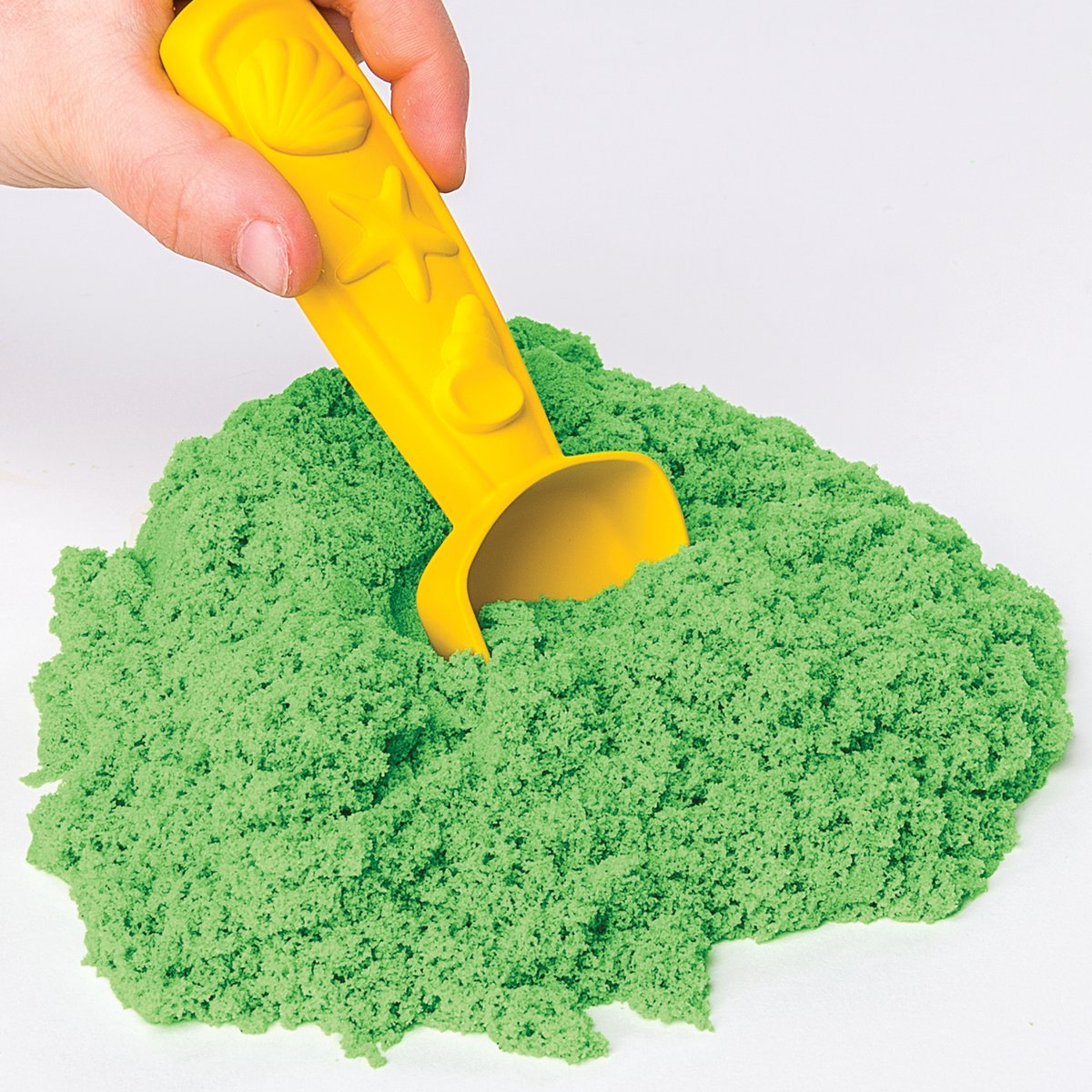 Kinetic Sand - Zandbakspeelset - Groen - 454 g origineel kinetisch zand - Sensorisch speelgoed — afbeelding 2