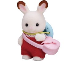 Sylvanian Families 5405 baby chocoladekonijn- fluweelzachte speelfiguur (Maud heeft hier nog niets van dus alles is leuk 😉, alleen de Baby Woodland Fairy Costume Series vond ze niet leuk)