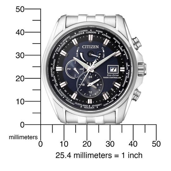 Citizen AT9030 55L Montre 44 mm argentee bol