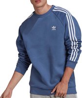 adidas Adicolor Classics 3-Stripes  Sporttrui - Maat XL  - Mannen - blauw/wit