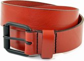 Kidzzbelts Jongenskinderriem Jeans 2092 - Rood - 65 cm