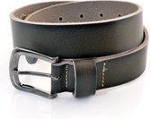 Kidzzbelts Jongenskinderriem Jeans 1633 - Olijfgroen  - 75 cm