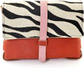 Kidzzbelts Meisjes  Kindertasje 1948 - Rood/zebra