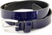 Kidzzbelts Meisjeskinderriem Smalle 1910 - Blauw - 75 cm