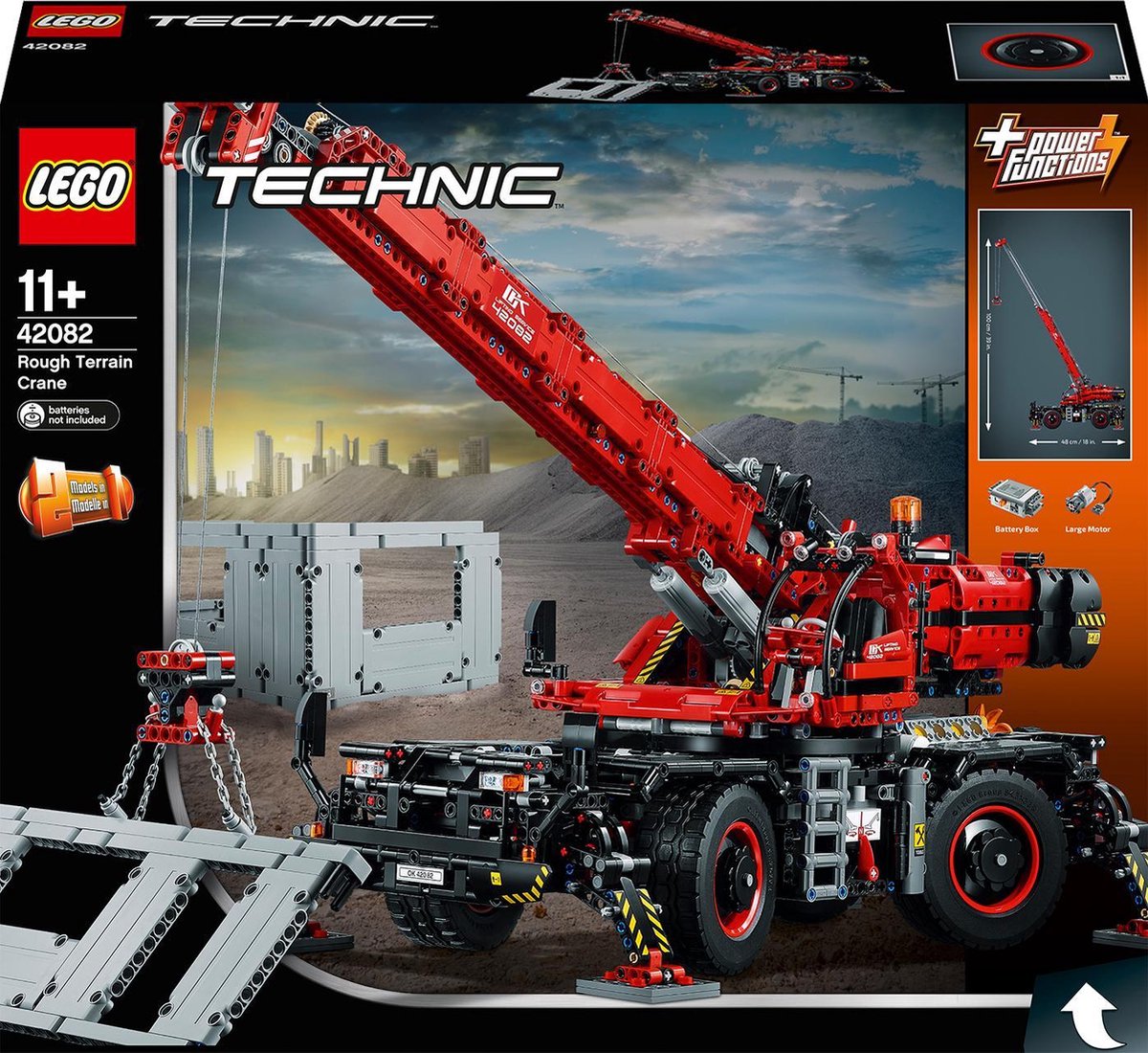 dronken gebruiker houding LEGO Technic Kraan voor alle Terreinen - 42082 | bol.com