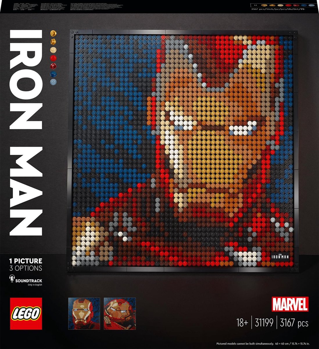 LEGO ART Marvel Studios Iron Man 31199 — afbeelding 18