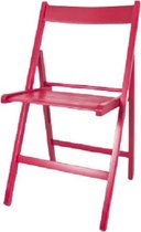 Gerimport Klapstoel 43,5 X 28 X 88 Cm Hout Rood