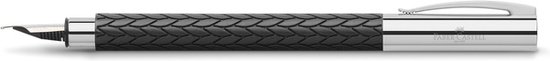 Faber-Castell vulpen - Ambition - 3D leaves - zwart - M - FC-146060